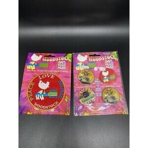 C&D Visionary Licenses Products Woodstock Assorted Artworks 1.5 Button Set Patch